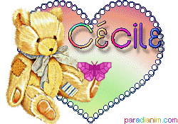Résultat de recherche d'images pour "bonne fête cécile gif"