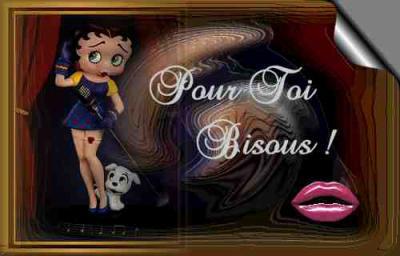 Betty Boop bisous