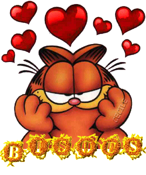 Garfield bisous